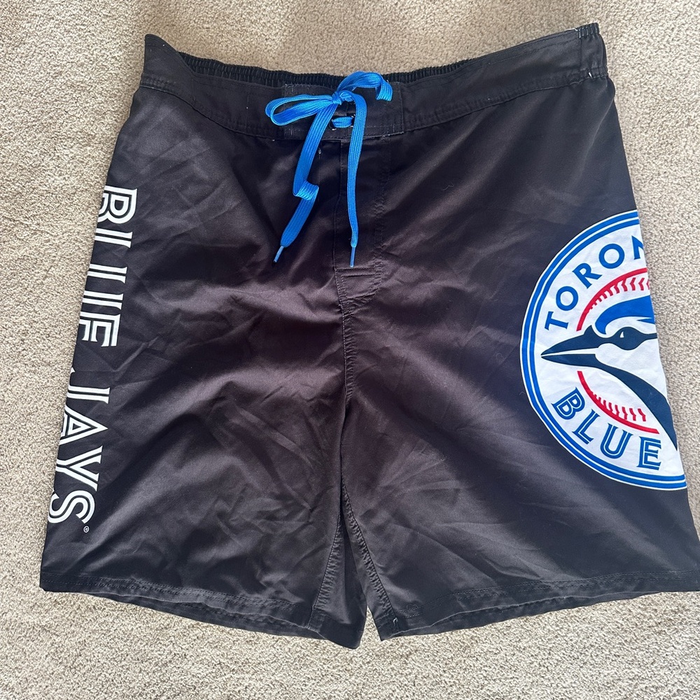 Toronto Blue Jays Black Swim Trunks